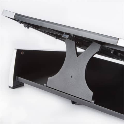 Supporto FELLOWES laptop Office Suites plastica nero/argento 16,5x38,4x28,9 cm 8032001